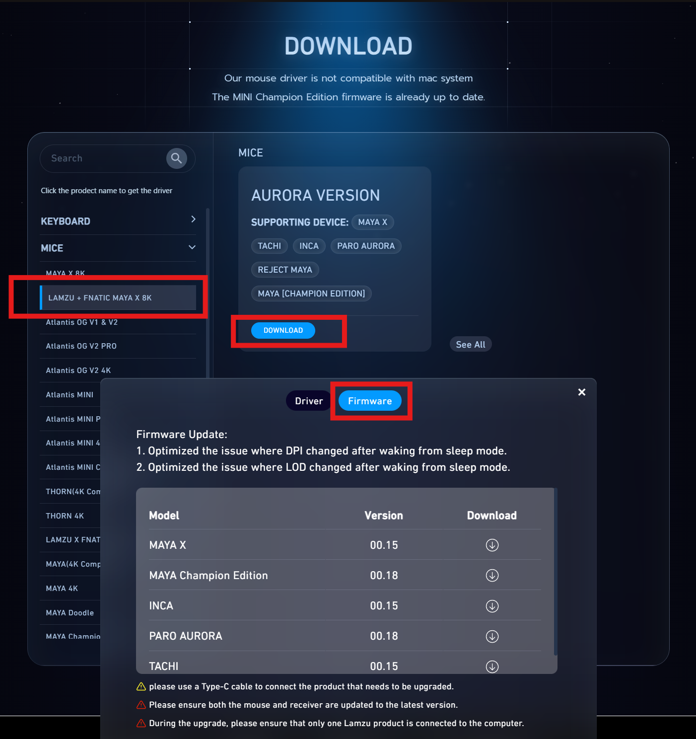 Fnatic x Lamzuマウス】ファームウェア更新方法 – ASKサポートセンター
